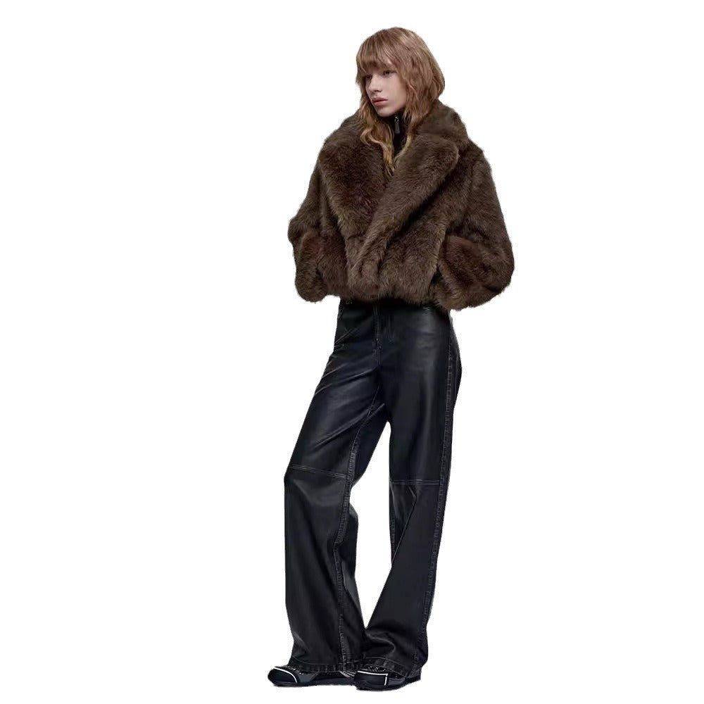 Women's Elegant Faux Fur Jacket