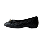 Women's Ballet Flats with Decorative Strap and Pearl Appliqué