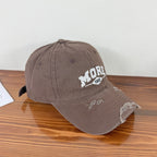 Men's Distressed Casual Baseball Cap