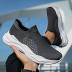 Women's Breathable Sneakers with Elastic Knit Upper