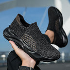 Women's Breathable Sneakers with Elastic Knit Upper
