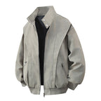 Women's Designer Transitional Jacket with High Collar and Practical Zipper Pockets