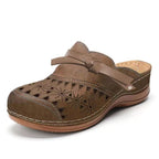 Women's Breathable Clogs with Floral Cutout Design and Anatomical Footbed