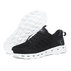 Women's Breathable Sport Sneakers with Flexible Sole Profile and Innovative Cushioning System