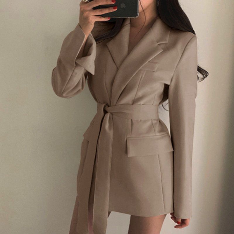 Elegant Blazer with Asymmetrical Cut