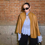 Women's Flowing Ruffle Shirt with Elegant Details