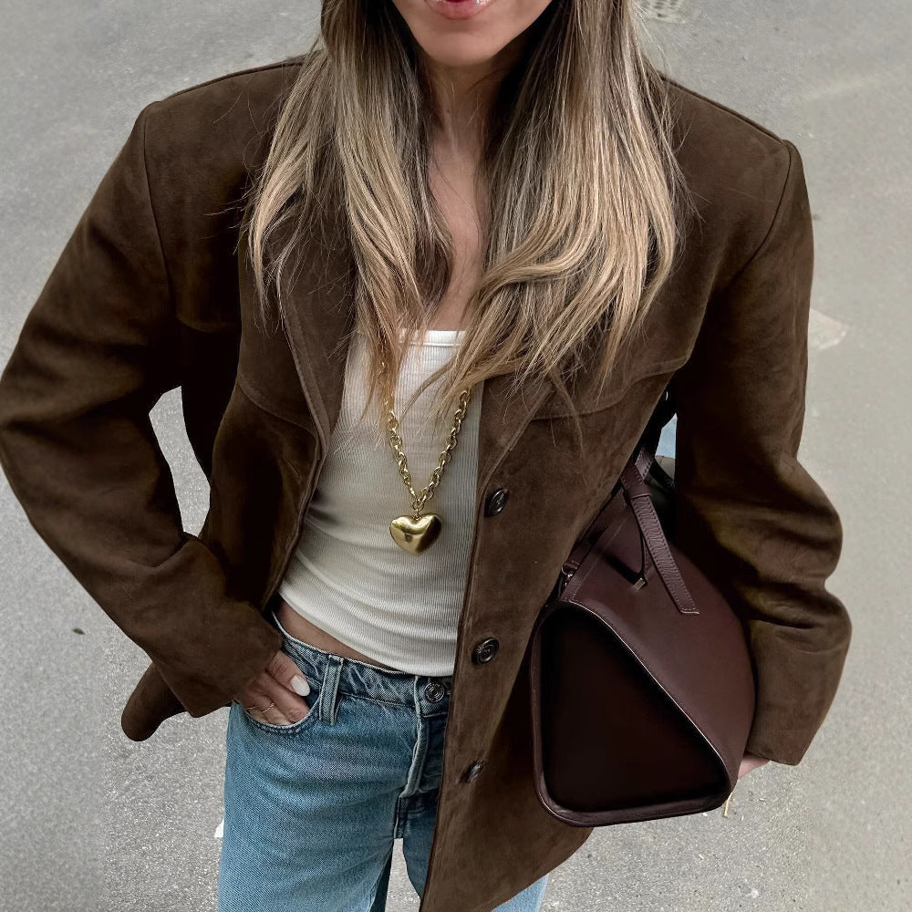 Elegant Suede Jacket