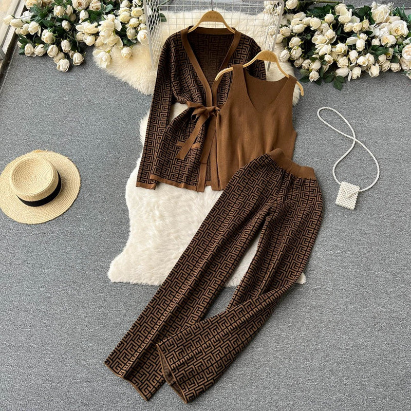 Graphic Print Loungewear Set