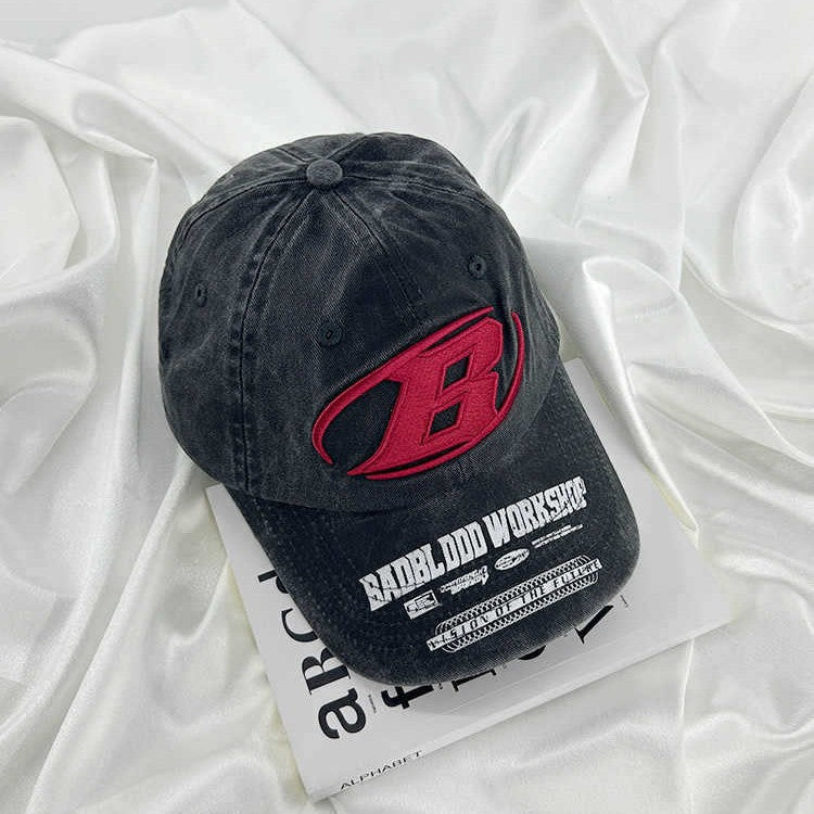 Men's Distressed Graphic Baseball Cap