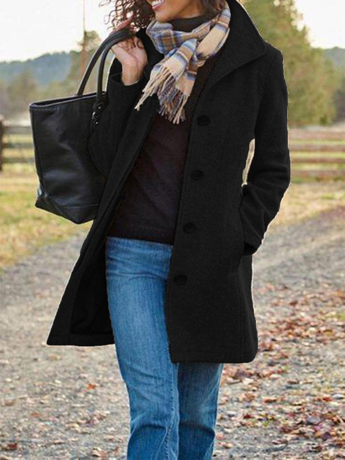 Women's Elegant Wool Coat