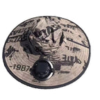 Ventilated outdoor fishing hat with two rechargeable fans