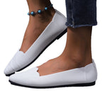 Women's Ballet Flats with Elegant Lace Texture