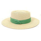 Breathable Sun Straw Boater Hat