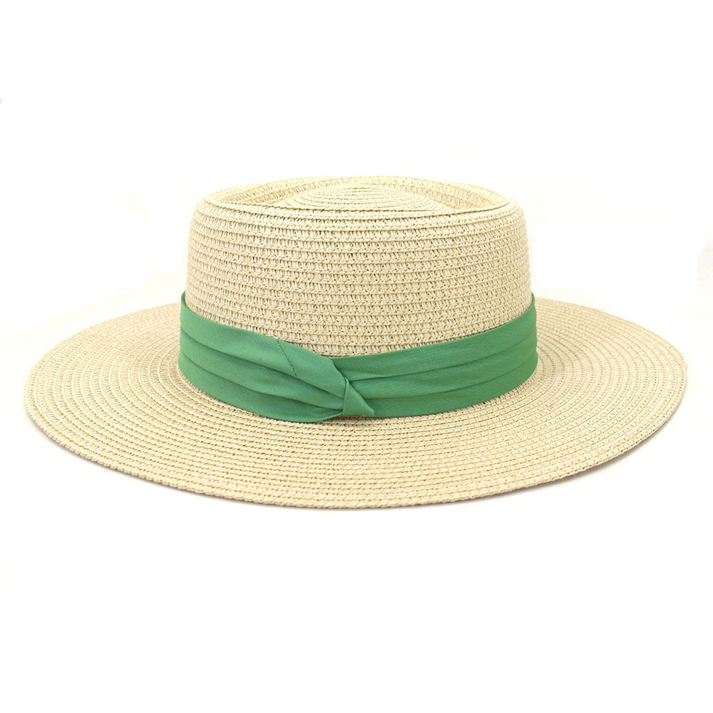 Breathable Sun Straw Boater Hat