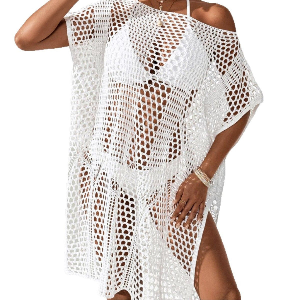Women's Elegant Crochet Beach Cover-Up