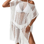 Women's Elegant Crochet Beach Cover-Up