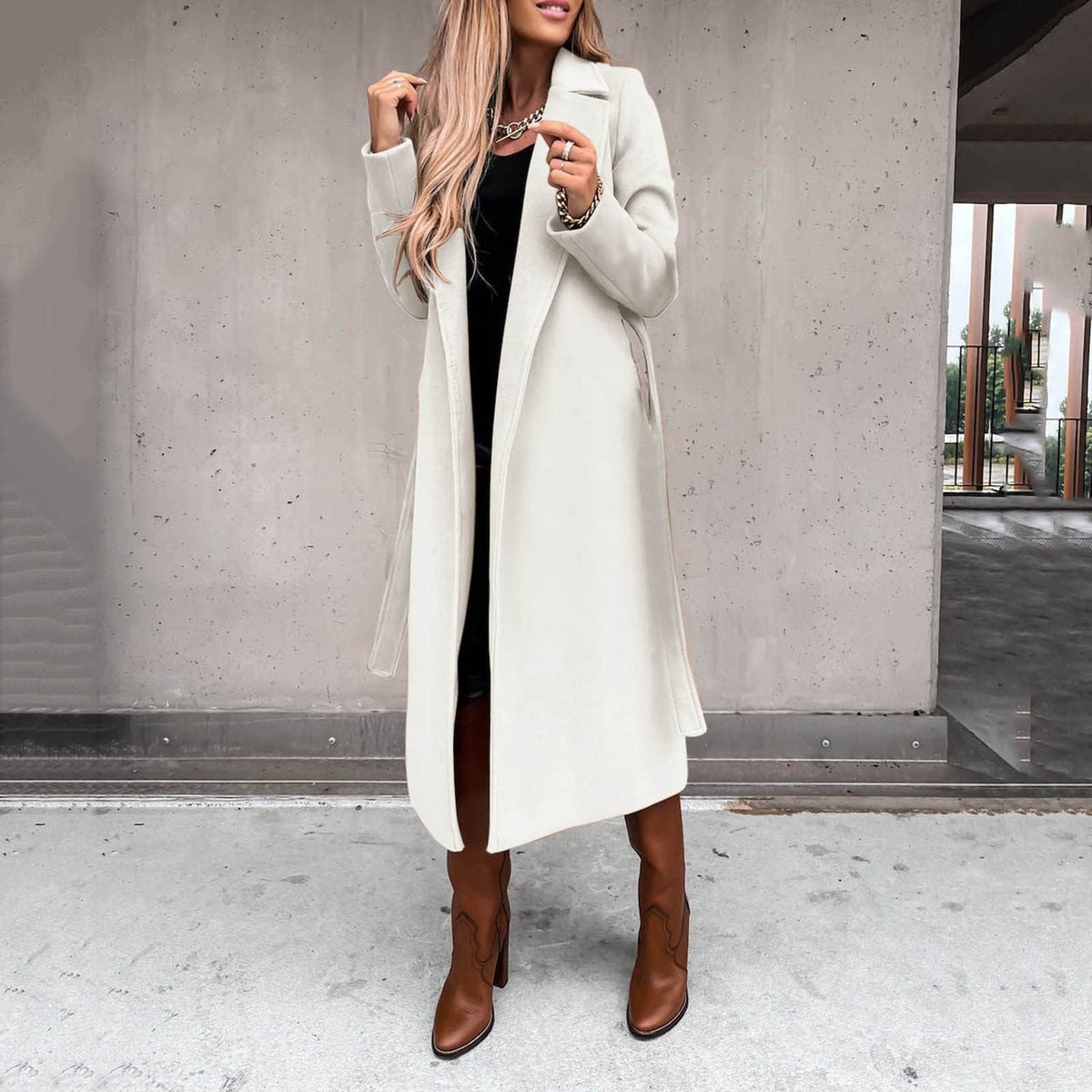 Women's Elegant and Warm Wool Coat