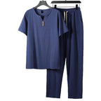 Women's Casual Lounge Set with Button Details