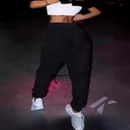 Women's Graphic Lounge Pants with Elastic Waist