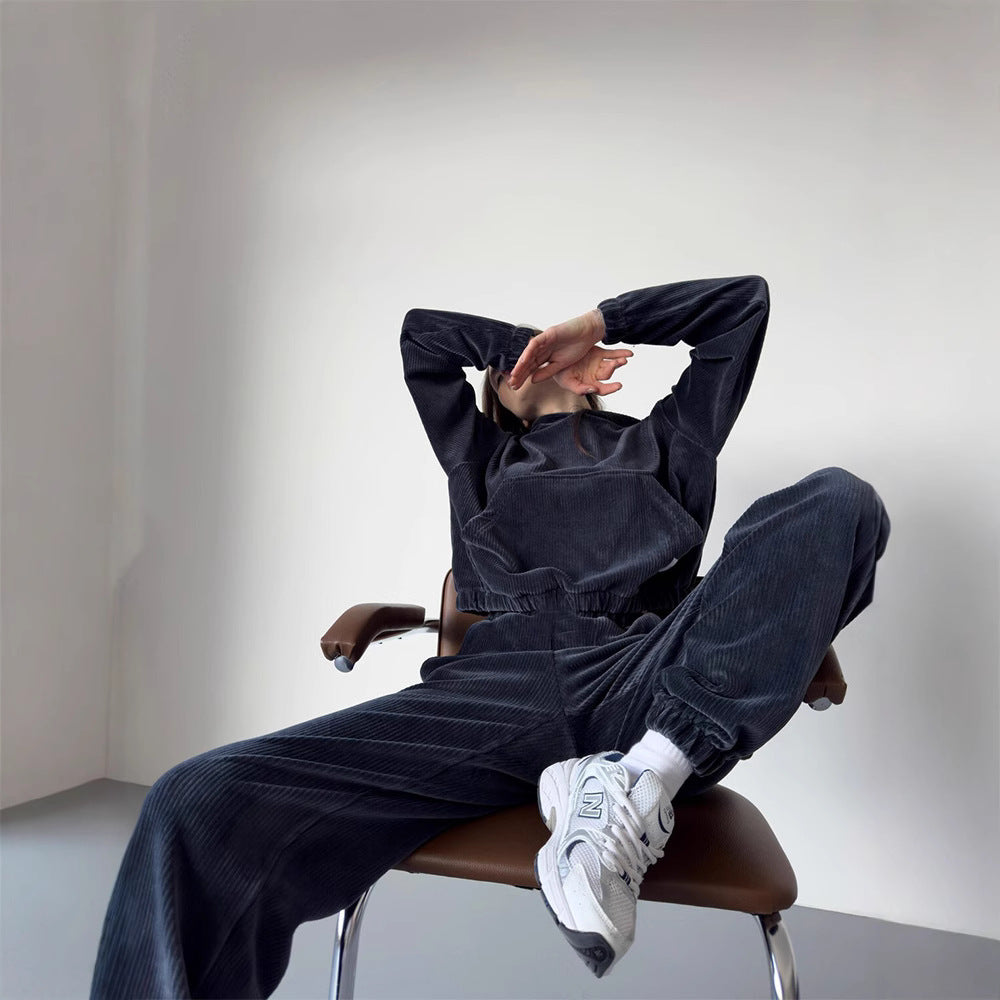 Women's Corduroy Lounge Set