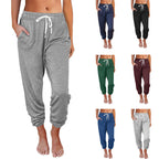 Women's Comfortable Sweatpants with Drawstring and Pockets