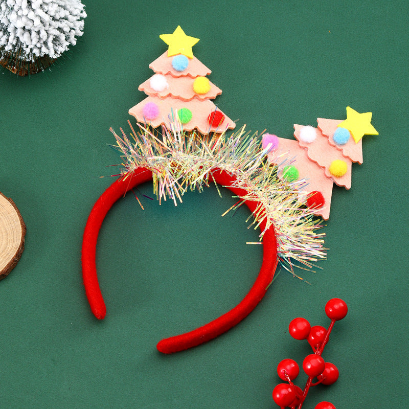 Festive Christmas Tree Headband