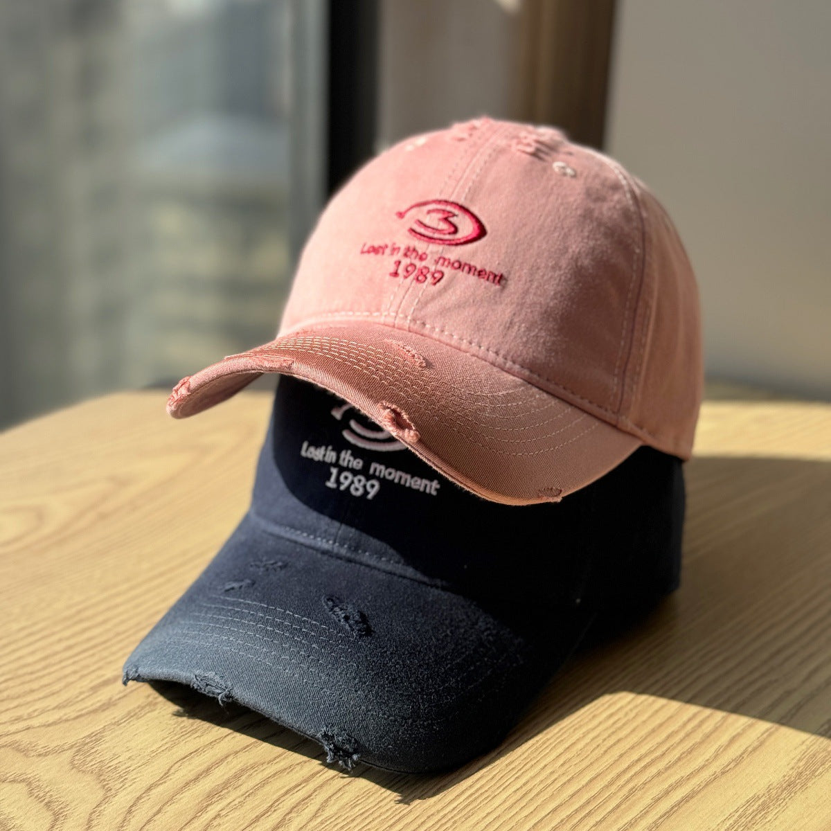 Men's Distressed Baseball Cap