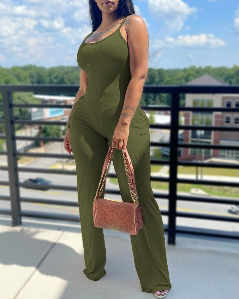 Women's Jumpsuit in Modern Striped Look