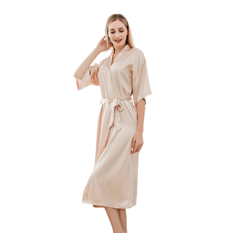 Women's Luxurious Satin Robe