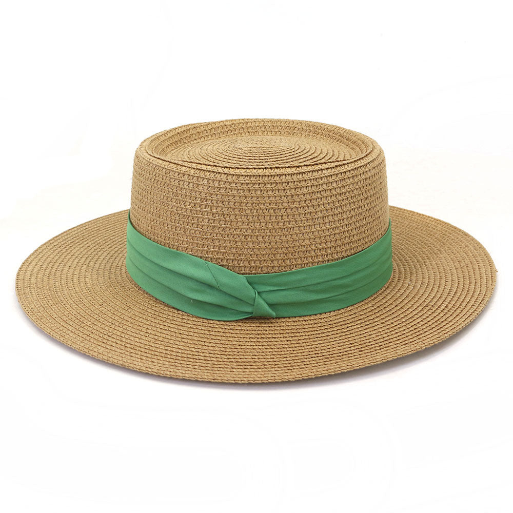 Breathable Sun Straw Boater Hat