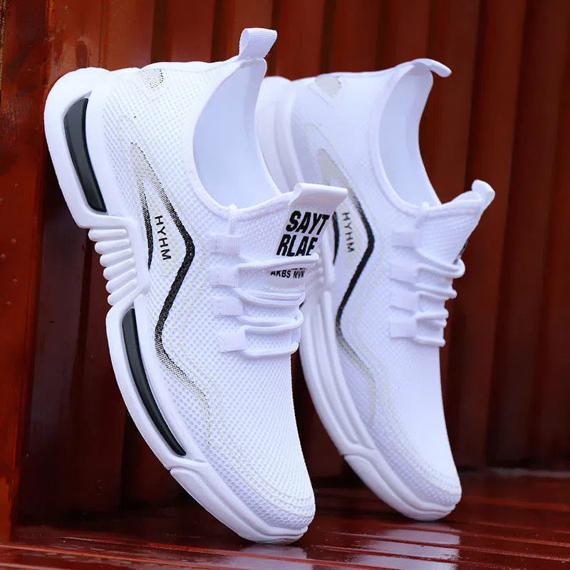 Women's Breathable Sports Sneakers with Flexible Sole and Elastic Entry