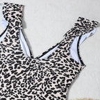 Women's Swimsuit with Voluminous Ruffles