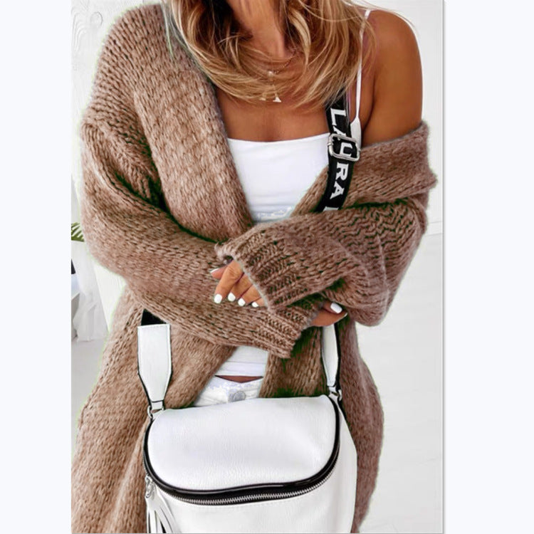 Women's Oversized Chunky Knit Cardigan