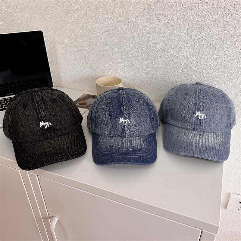 Men's Casual Graphic Denim Baseball Cap