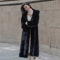 Women's Luxurious Long Faux Fur Coat
