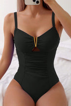 Women's Swimsuit with Fashionable Cut-Out and Elegant Detail