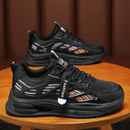 Women's Breathable Running Sneakers with Cushioned Sole and Modern Accents