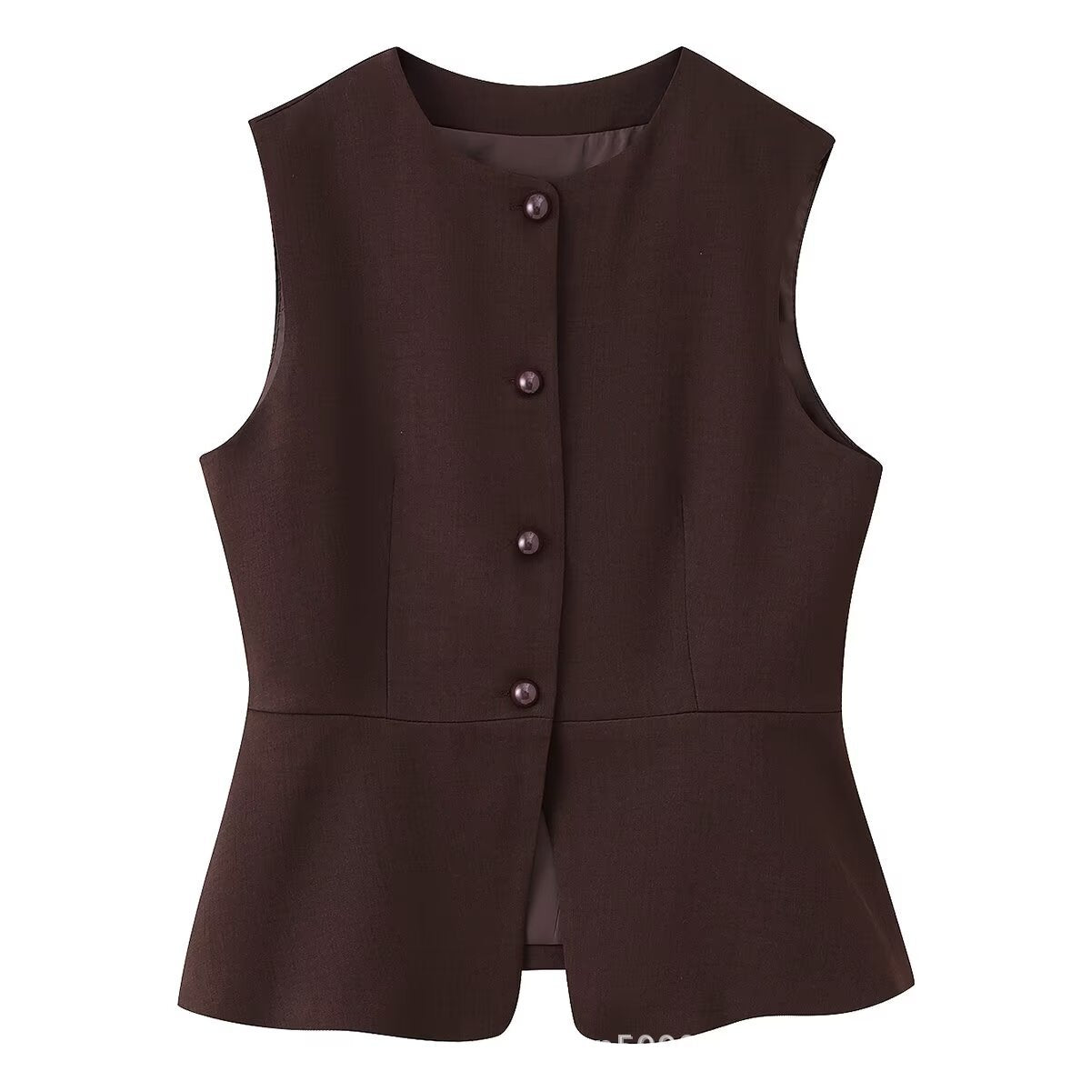 Women's Sleeveless Blazer Jacket