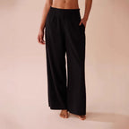 Women's Elegant Pleated Casual Trousers