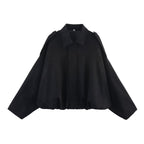 Elegant Oversized Jacket with Refined Cut