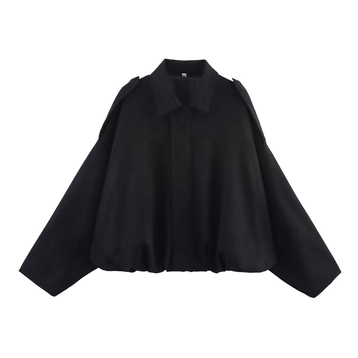 Elegant Oversized Jacket with Refined Cut