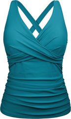 Women's Swimsuit with Wrap Cut and Figure-Flattering Design