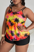 Women's Palm Print Swim Set