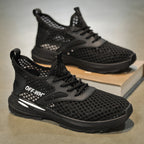 Women's Breathable Sports Sneakers with Flexible Sole and Non-Slip Tread