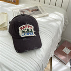 Men's Distressed Vintage-Inspired Baseball Cap