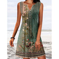 Floral V-Neck Mini Dress