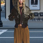 Women's Statement Jacket with Voluminous Sleeves