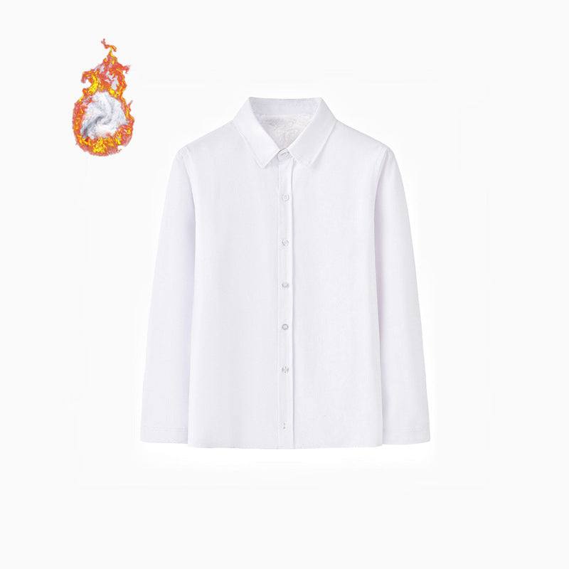 Women's Elegant Long-Sleeve Shirt with Soft Interior