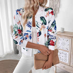 Women's Floral Bomber Jacket