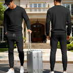 Men's Travel-Friendly Slim-Fit Loungewear Set